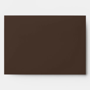 Enveloppe 5x7 Brown hors singe écarté à l'intérieur de l'env