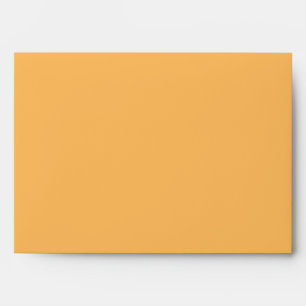 Enveloppe 5x7 jaune à l'extérieur Brown foncé à l'
