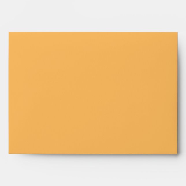 Enveloppe 5x7 jaune à l'extérieur Brown foncé à l' (Devant)