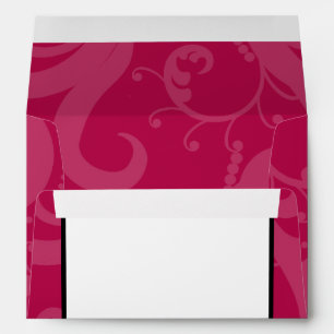 Enveloppe 5x7, option 2 pointes roses/jaunes chaud