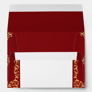 Enveloppe 5x7 Option 4 Lord Ganesha/Hindu Red Spir