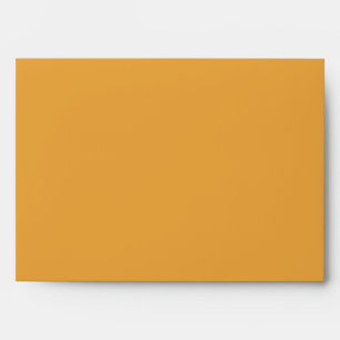 Enveloppe 5x7 Orange Pointe Polka Extérieur À L'Intérieur De