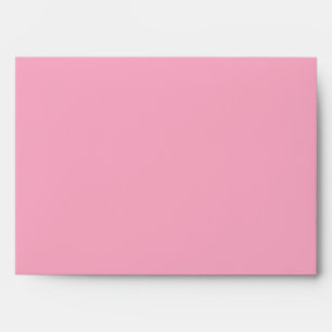 Enveloppe 5x7 rose à l'extérieur Brown à l'intérieur de l'en