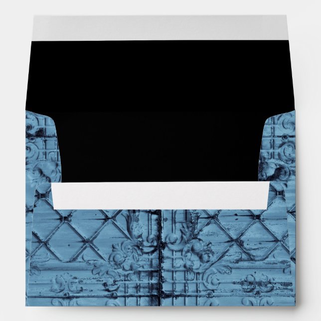 Enveloppe 5x7 Rustic Tin Panel Plafond Pays Ouest (Dos (Bas))