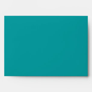 Enveloppe 5x7 Turquoise à l'extérieur du Damas noi