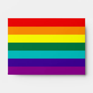 Enveloppe 7 bandes Rainbow Pride