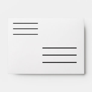 Enveloppe A6 à faible vision