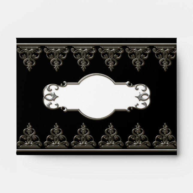 Enveloppe A6 correspondante Classic Baroque Swirl  (Devant)
