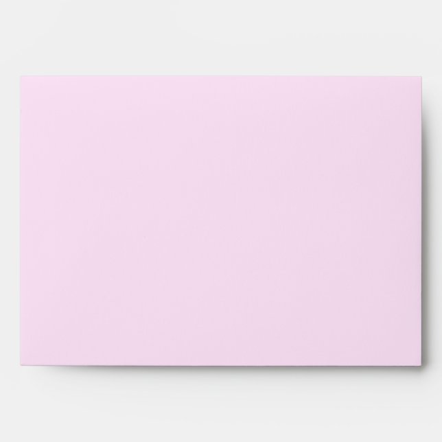 Enveloppe A7 - Carte de voeux rose (Devant)