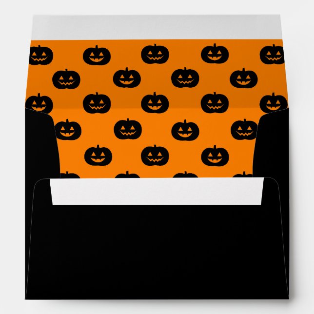 Enveloppe A7 de Jack O'Lantern (Dos (Bas))