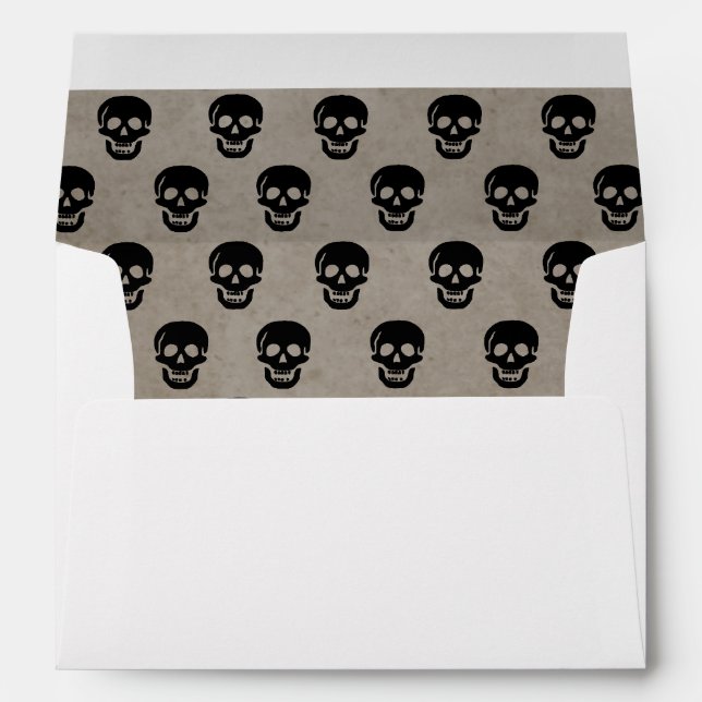 Enveloppe A7 de pirate (Dos (Bas))