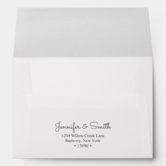 Enveloppe A7 Minimaliste en Coton Savoy
