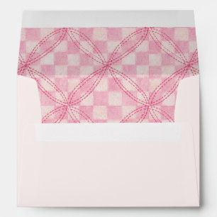 Enveloppe A7 QUILT DE CONTRÔLE ROSE (cartes 5x7) /