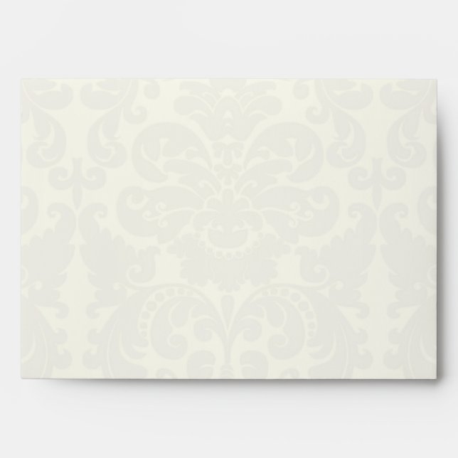 Enveloppe A7 rouge et ivoire pour tailles 5"x7" (Devant)