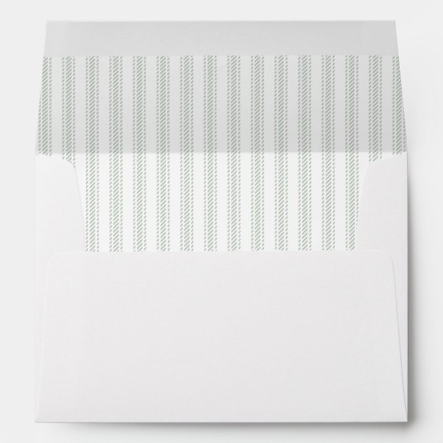 Enveloppe à bandes vertes (Dos (Bas))