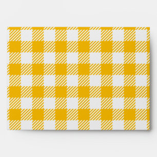 Enveloppe à damiers motif