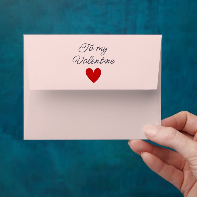 Enveloppe À ma Saint Valentin (Hand)