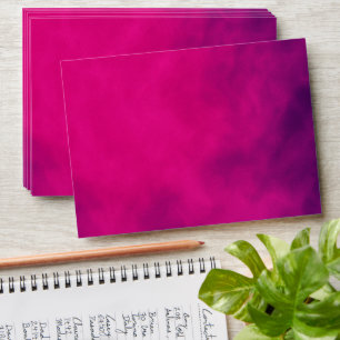Enveloppe à motif de fumée rose néon – Personnalis