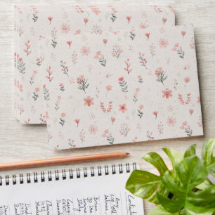 Enveloppe à motif floral délicat