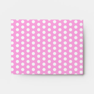 Enveloppe à pois blancs