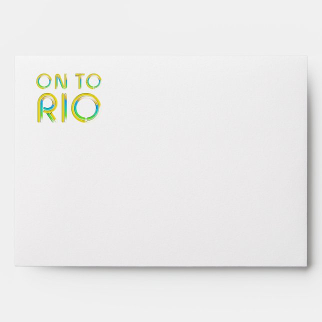 Enveloppe À Rio (Devant)