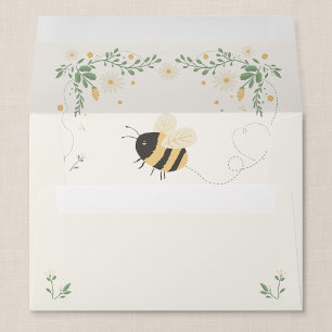 Enveloppe Abeille Bourdon Floraison Sauvage 5x7