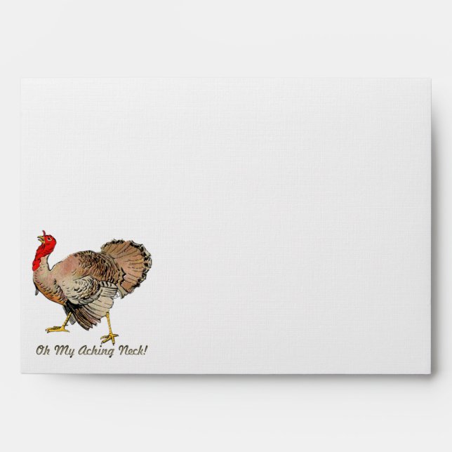 Enveloppe Aching Neck Turkey (Devant)