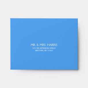 Enveloppe Adresse bleue A2 RSVP