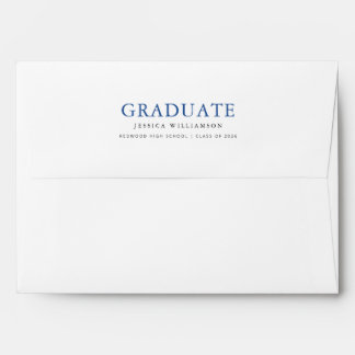 Enveloppe Adresse de Retour de Courrier de Remise de Diplôme