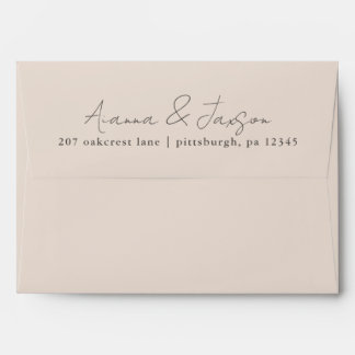 Enveloppe Adresse de retour de la méthode de calcul neutre d