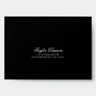 Enveloppe Adresse de retour de manuscrit fait sur commande