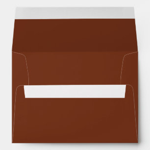Enveloppe Adresse de retour Faire-part de mariage Terracotta