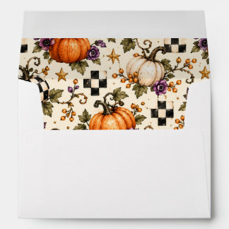 Enveloppe Adresse de retour Halloween sur l'enveloppe à raba