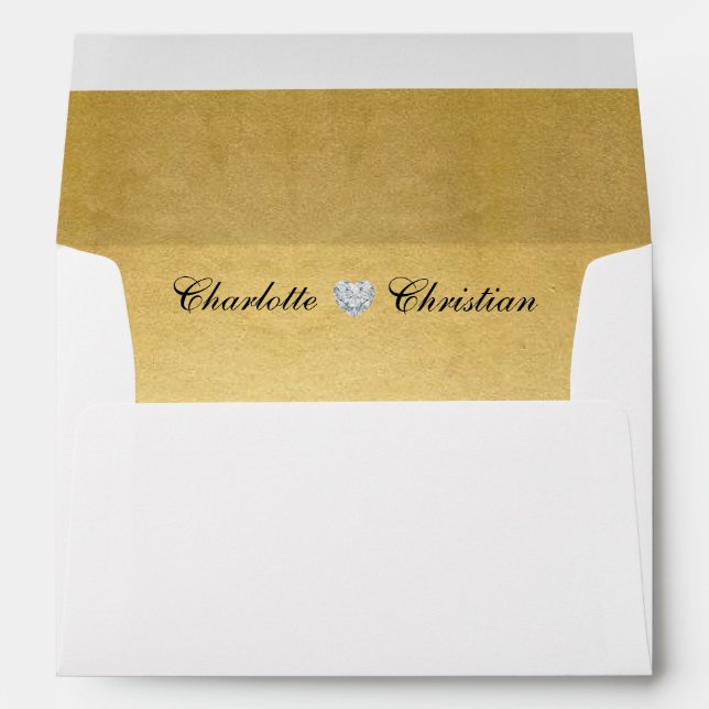 Enveloppe Adresse de retour personnalisée unique de (Dos (Bas))