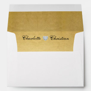 Enveloppe Adresse de retour personnalisée unique de