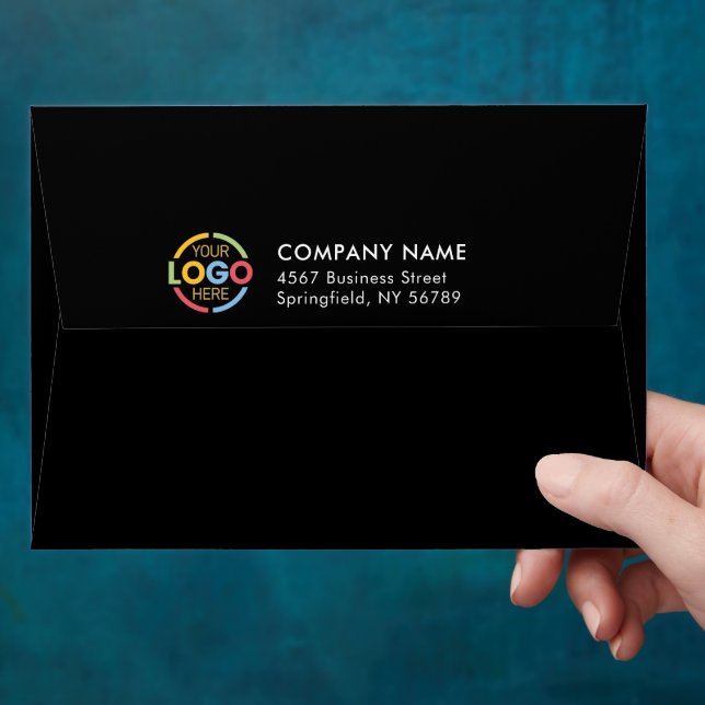 Enveloppe Adresse de retour professionnelle du logo personna (Hand)