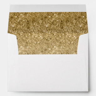 Enveloppe Adresse de retour, Rectangle de Parties scintillan