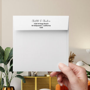 Enveloppe Adresse de retour simple