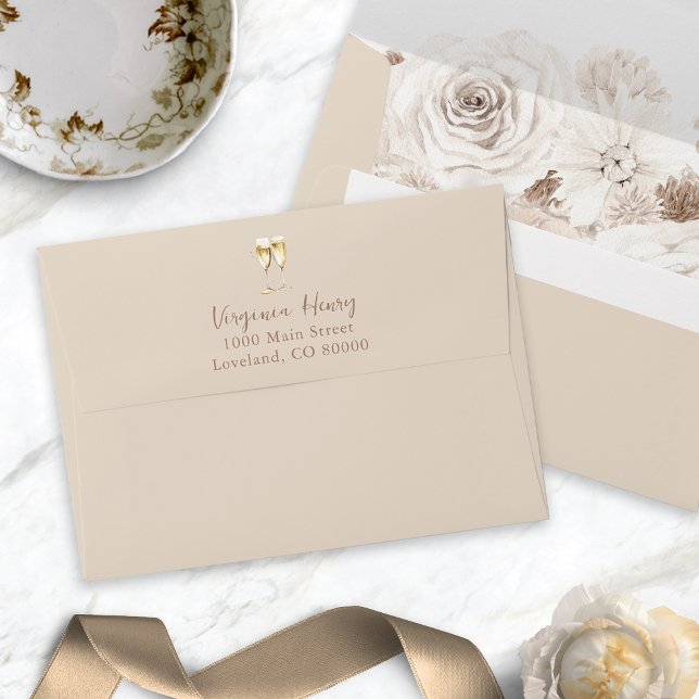Enveloppe Adresse de retour Tan (Tan Return Address Envelope
)