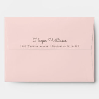 Enveloppe adresse rose