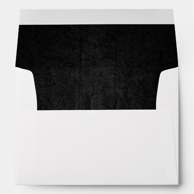 Enveloppe Afro-Américain Invitation à la graduation (Lt Skin (Dos (Bas))