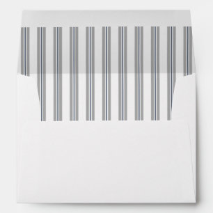 Enveloppe Agritourisme Français Ticking Gris Bleu