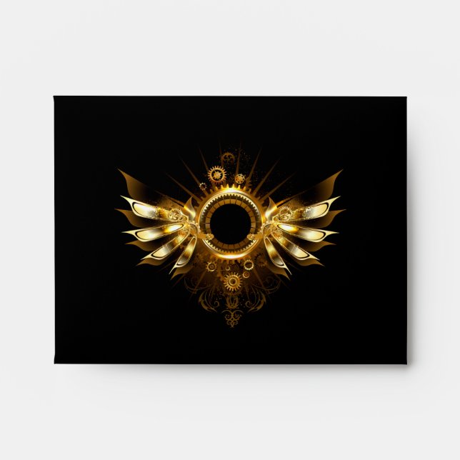 Enveloppe Ailes de Steampunk (Devant)