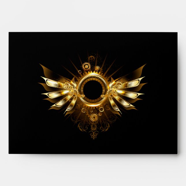 Enveloppe Ailes de Steampunk (Devant)