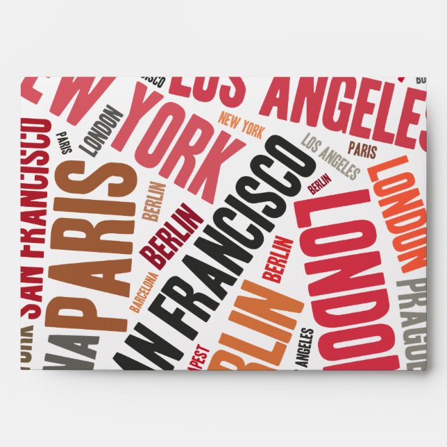 Enveloppe Aimer voyager (Devant)