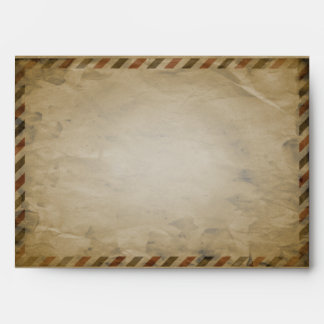Enveloppe Airmail vintage personnalisable A7