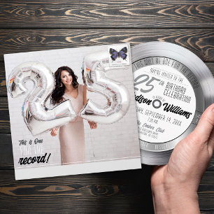 Enveloppe Album photo Silver Record Invitation 25e anniversa