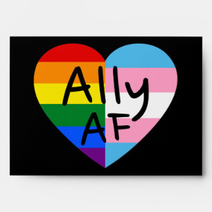 Enveloppe Ally AF III - Drapeau LGBTQ Gay Trans Queer Pride