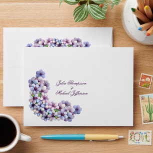 Enveloppe Ambiance romantique et poétique Pastel Lilac