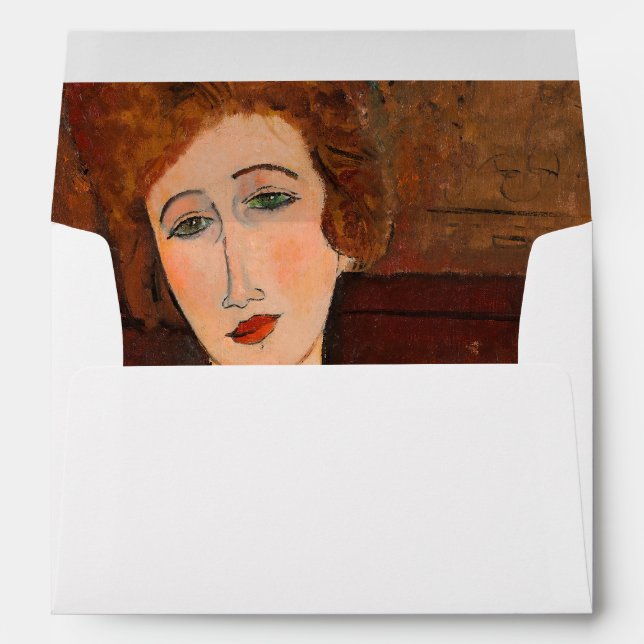 Enveloppe Amedeo Modigliani - Portrait d'une femme (Dos (Bas))